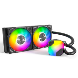 Водно охлаждане Montech Hyper Flow ARGB 240, CPU Liquid Cooler, Black