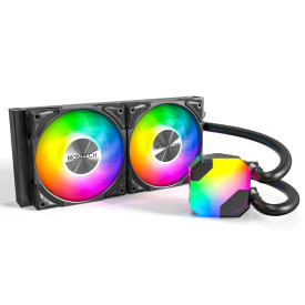 Водно охлаждане Montech Hyper Flow ARGB 240, CPU Liquid Cooler, Black