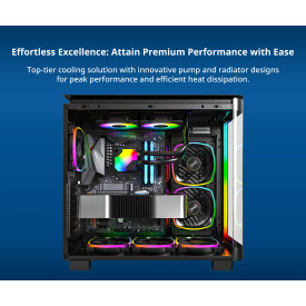 Водно охлаждане Montech Hyper Flow ARGB 240, CPU Liquid Cooler, Black