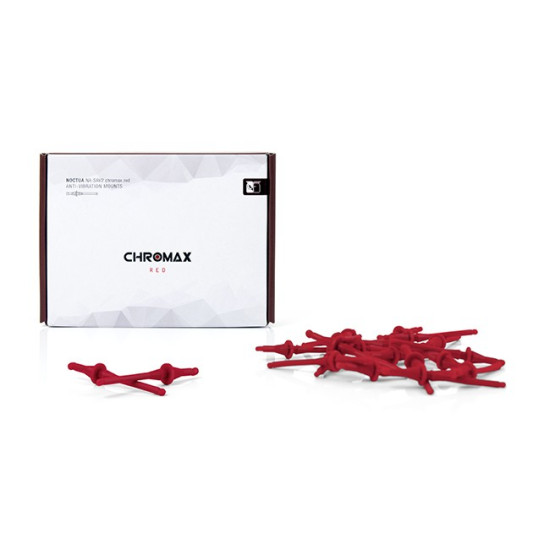 Анти-вибрационни крепежи Noctua Fan Slics 20pcs - NA-SAV2 chromax red