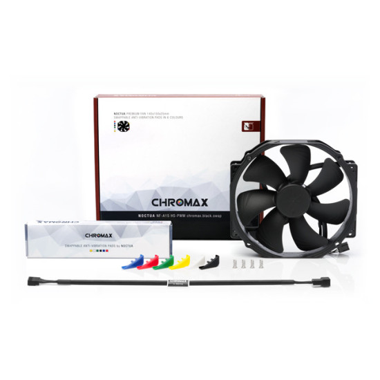 Вентилатор Noctua Fan 150mm NF-A15 HS-PWM Chromax.black.swap