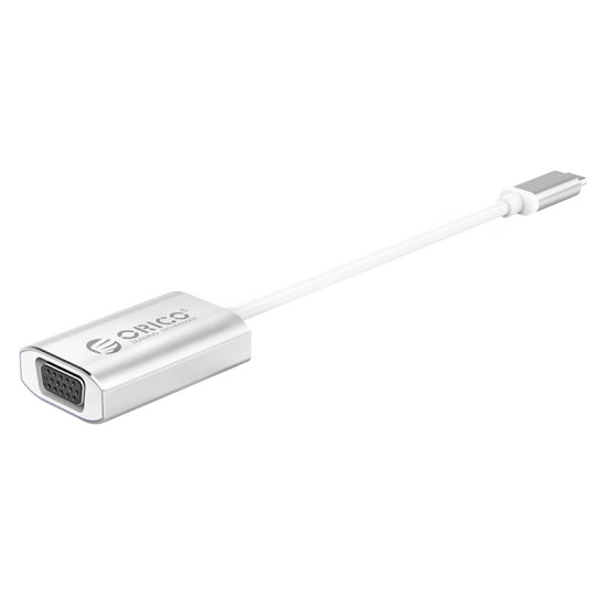 Адаптер Orico USB 3.1 Type C -> VGA F, silver - XC-102