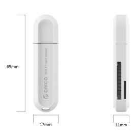 Четец за карти Orico Card Reader USB3.0 - Micro SD/SD XC,HC - CRS21-WH-PRO