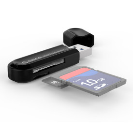 Четец за карти Orico Card Reader USB3.0 - Micro SD/SD XC,HC - CRS21-WH-PRO