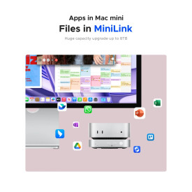 SDD докинг станция Orico M49PEUSV, M.2 NVMe, USB-C 10Gbps, USB3.2 x2, USB2.0 x2, Audio, SD/TF, Silver