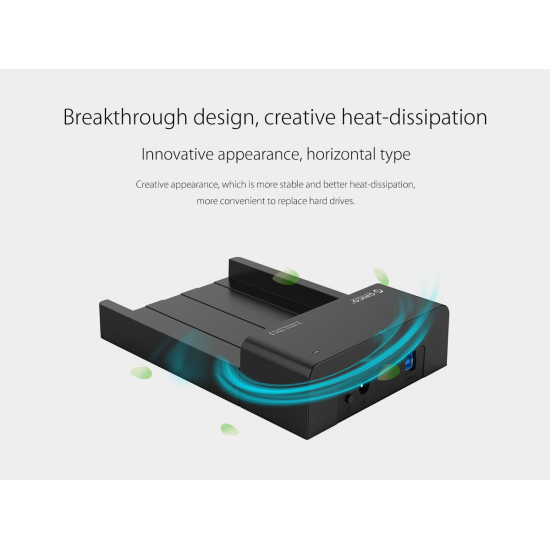 Докинг станция Orico Storage - HDD/SSD Dock - 2.5 and 3.5 inch USB3.0 - 6518US3-V2
