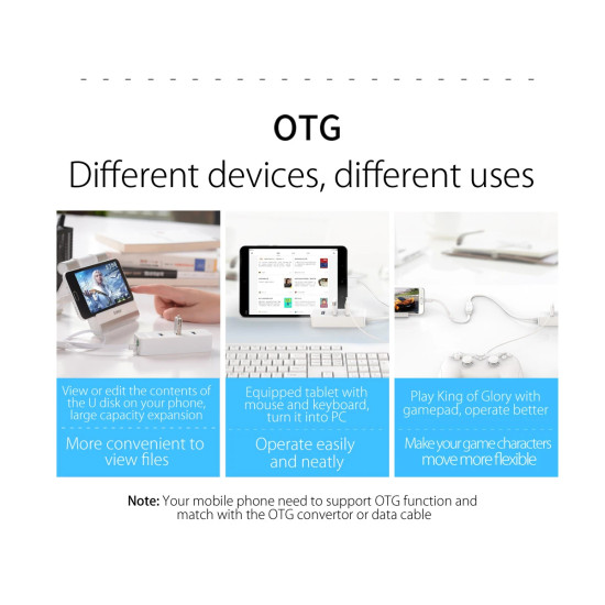 USB хъб Orico USB2.0 HUB 4 port - USB/Micro USB input, Black - W5P-U2-030-BK-EP
