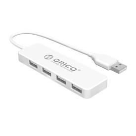 USB хъб Orico USB2.0 HUB 4 port White - FL01-WH