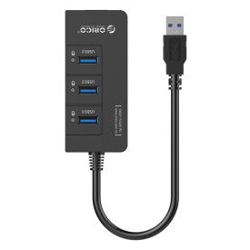 USB хъб Orico USB3.0 HUB 4 port + LAN - HR01-U3