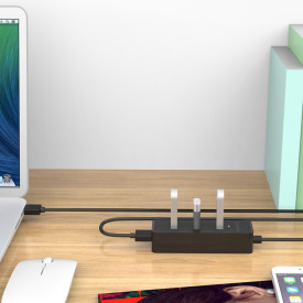 USB хъб Orico USB3.0 HUB 4 port - W5PH4-U3