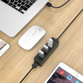 USB хъб Orico USB3.0 HUB 4 port - W5PH4-U3