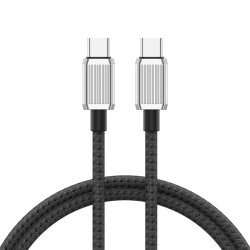 USB кабел Orico USB C-to-C PD 60W Charging 1.5m Black - GQZ60-15-BK