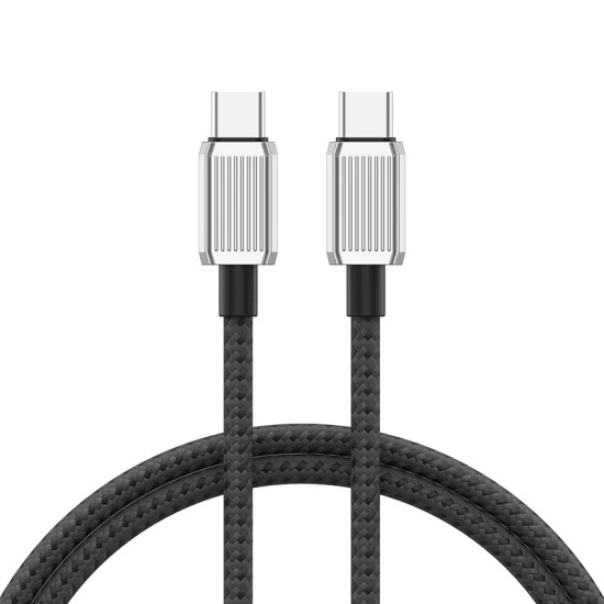 USB кабел Orico USB C-to-C PD 60W Charging 1.5m Black - GQZ60-15-BK