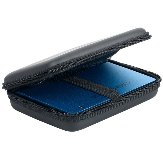 Калъф за външен диск Orico Portable Storage Bag - 2.5" Black - PHB-25-BK