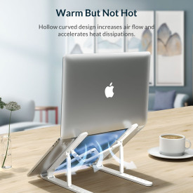 Поставка за лаптоп Orico Laptop Stand - White - PFB-A24-WH
