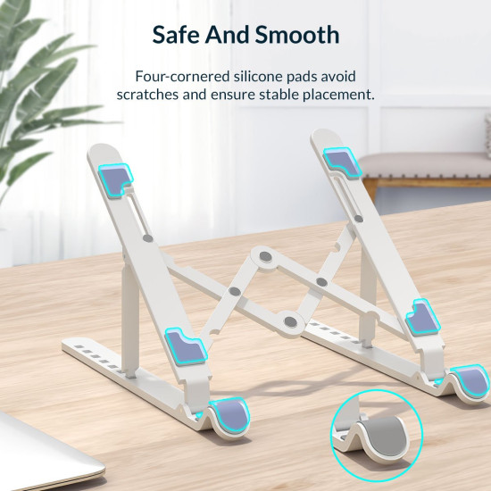 Поставка за лаптоп Orico Laptop Stand - White - PFB-A24-WH