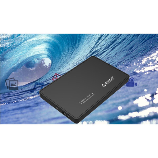 Външна кутия за диск Orico Storage - Case - 2.5 inch USB3.0 RED - 2588US3-V1-RD