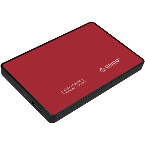 Външна кутия за диск Orico Storage - Case - 2.5 inch USB3.0 RED - 2588US3-V1-RD