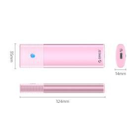 Външна кутия за диск Orico Storage - Case - M.2 NVMe M/B key 10 Gbps Pink - PWM2-G2