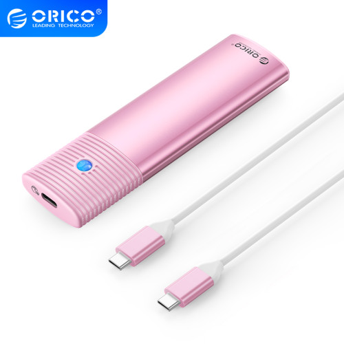 Външна кутия за диск Orico Storage - Case - M.2 NVMe M/B key 10 Gbps Pink - PWM2-G2