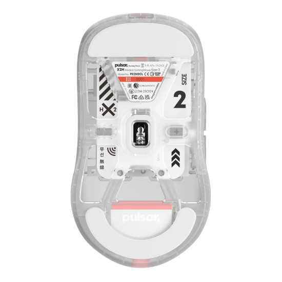 Безжична мишка Pulsar Wireless Gaming Mouse X2H Mini Superclear [LTD 3000] - 1K