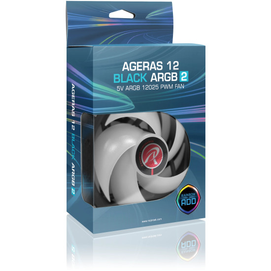 Комплект вентилатори Raijintek Fan Pack 2-in-1 2x120mm - AGERAS 12 ARGB-2