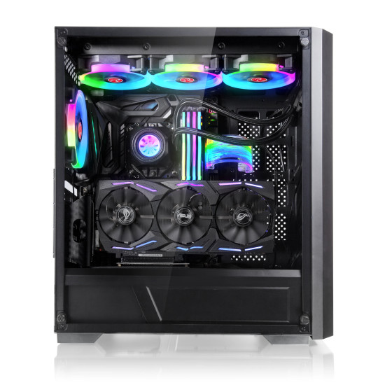 Кутия за компютър Raijintek PONOS MS4 - 4 x 120mm ARGB Fans, Mesh