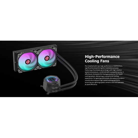 Водно охлаждане Raijintek Water Cooling - CYCLOPS 240 Black
