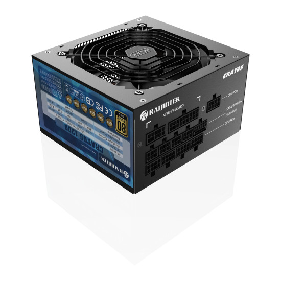 Захранване Raijintek PSU ATX 3.0 1200W Gold - CRATOS 1200 BLACK