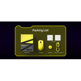 Безжична мишка Scyrox V8 Yellow - Wireless Gaming Mouse - 8K Polling Rate