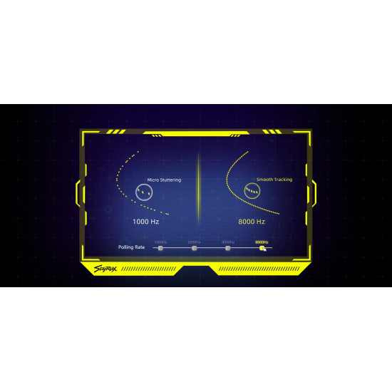 Безжична мишка Scyrox V8 Yellow - Wireless Gaming Mouse - 8K Polling Rate
