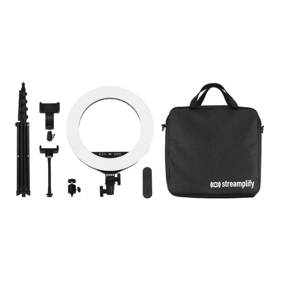LED ринг Streamplify Streaming LIGHT 14 - 2-in-1 Tripod or Selfie Stick - SPIR-LZ14222.11