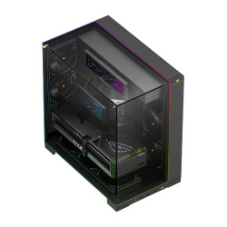 Кутия за компютър Thermalright Case ATX - TR-A70 Vision Black - 9.16 inch LCD Display, USB-C