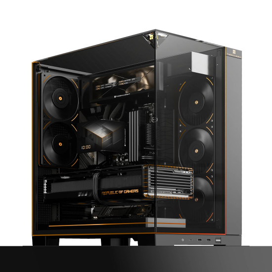 Кутия за компютър Thermalright Case ATX - TR-A70 Vision Black - 9.16 inch LCD Display, USB-C