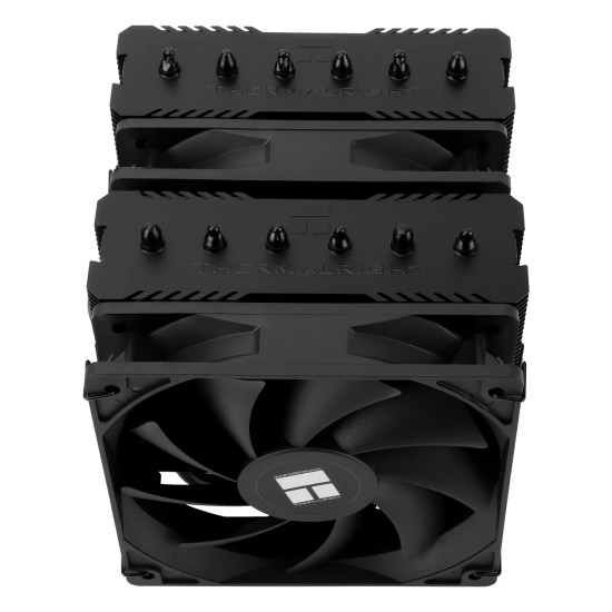 Охладител за процесор Thermalright Peerless Assassin 120 SE, Dual-Tower, 2x120 mm, 1550 RPM, LGA1851, AM5, Black