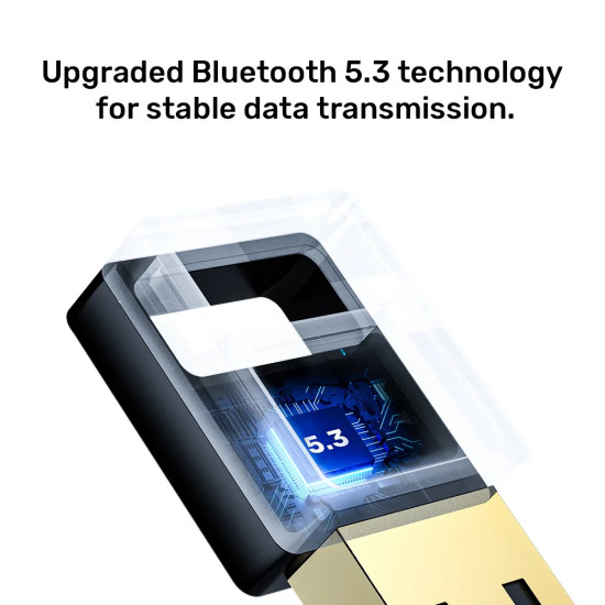 Блутут адаптер Unitek Bluetooth 5.3 USB adapter, black - B105B
