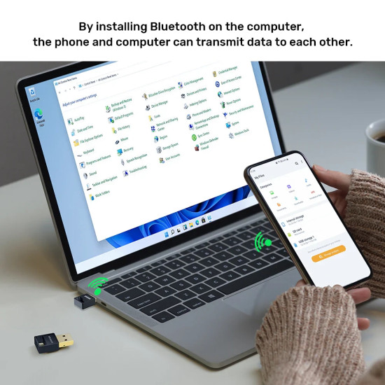 Блутут адаптер Unitek Bluetooth 5.3 USB adapter, black - B105B