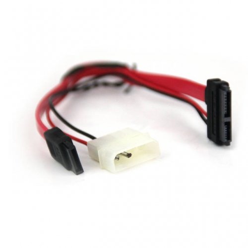 Адаптер VCom SATA + Molex to SATA Power/Data for Slim DVD - CE361-0.15m