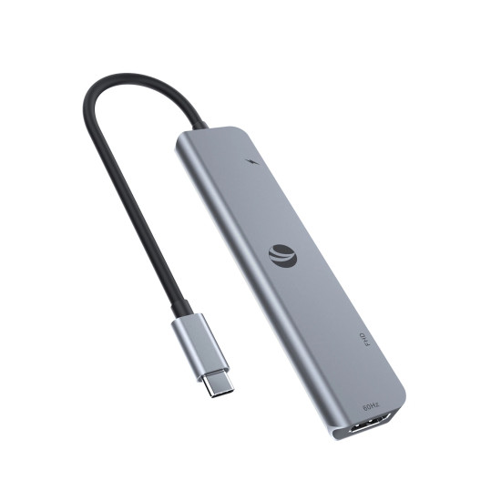 Докинг станция VCom Docking Station Type-C 7-in-1 - CUE39 - PD3.0 100W, HDMI x 2, USB3.0 x 2, SD, TF