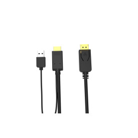 Кабел VCom HDMI M / Display Port M - 4K 2160p - CG599C-1.8m