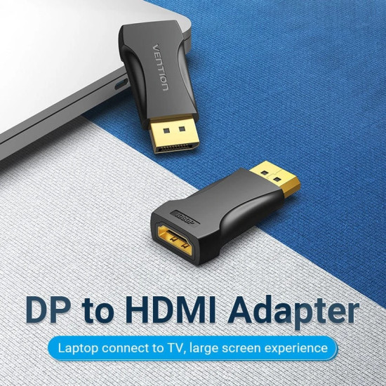 Адаптер Vention DisplayPort DP M / HDMI F Gold plated - HBOB0