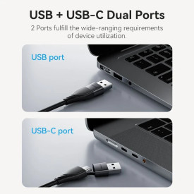 Адаптер Vention USB-C/A to HDMI F - ACYHB