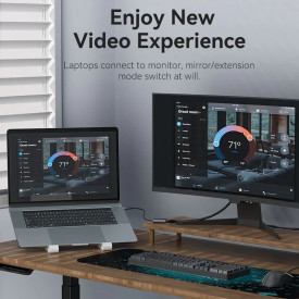 Адаптер Vention USB-C/A to HDMI F - ACYHB