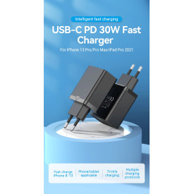 Зарядно Vention Fast Charger Wall - QC4.0, PD3.0 Type-C, 30W White - FAIW0