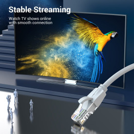Мрежови кабел Vention LAN UTP Cat.6 Patch Cable - 0.5M Gray - IBEHD