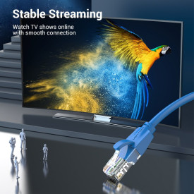 Мрежови кабел Vention LAN UTP Cat.6 Patch Cable - 1M Blue - IBELF