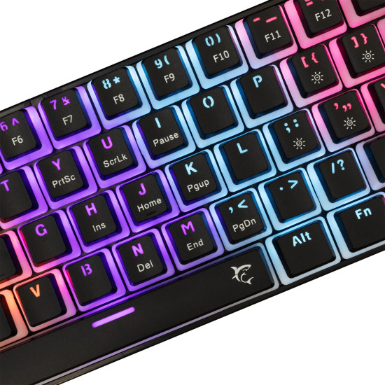 Клавиатура White Shark Gaming Mechanical Keyboard SHINOBI 2 - Blue Switches (English US), Black