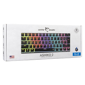 Клавиатура White Shark Gaming Mechanical Keyboard SHINOBI 2 - Blue Switches (English US), Black