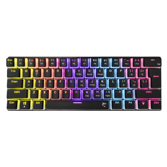 Клавиатура White Shark Gaming Mechanical Keyboard SHINOBI 2 - Blue Switches (English US), Black