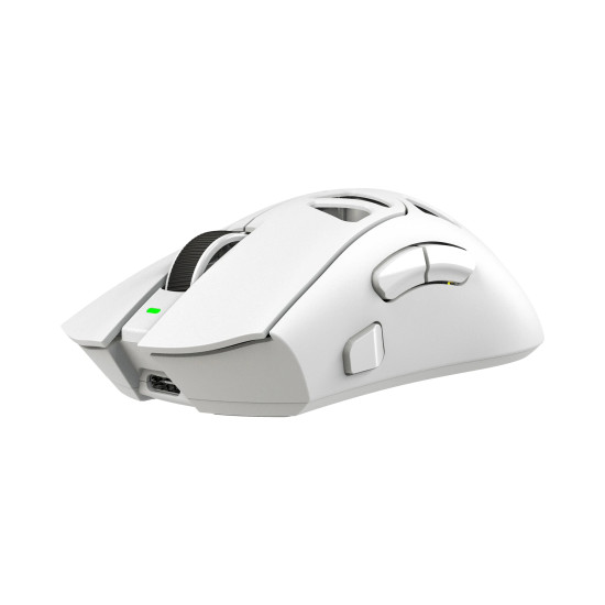 Безжична мишка White Shark Wireless Gaming Mouse MORIEN - 12000dpi, 1000Hz, Bluetooth, White